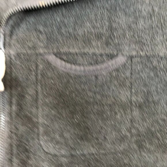 Old Navy Men's Fleece Zip Up Vest Jacket Medium Black Mock Neck Warm Sleeveless - Picture 7 of 9